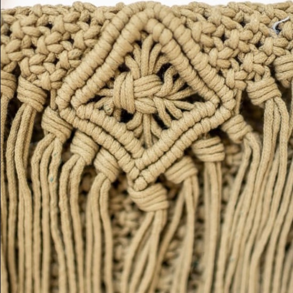 Macrame Crossbody Handbag - Picture 7 of 9